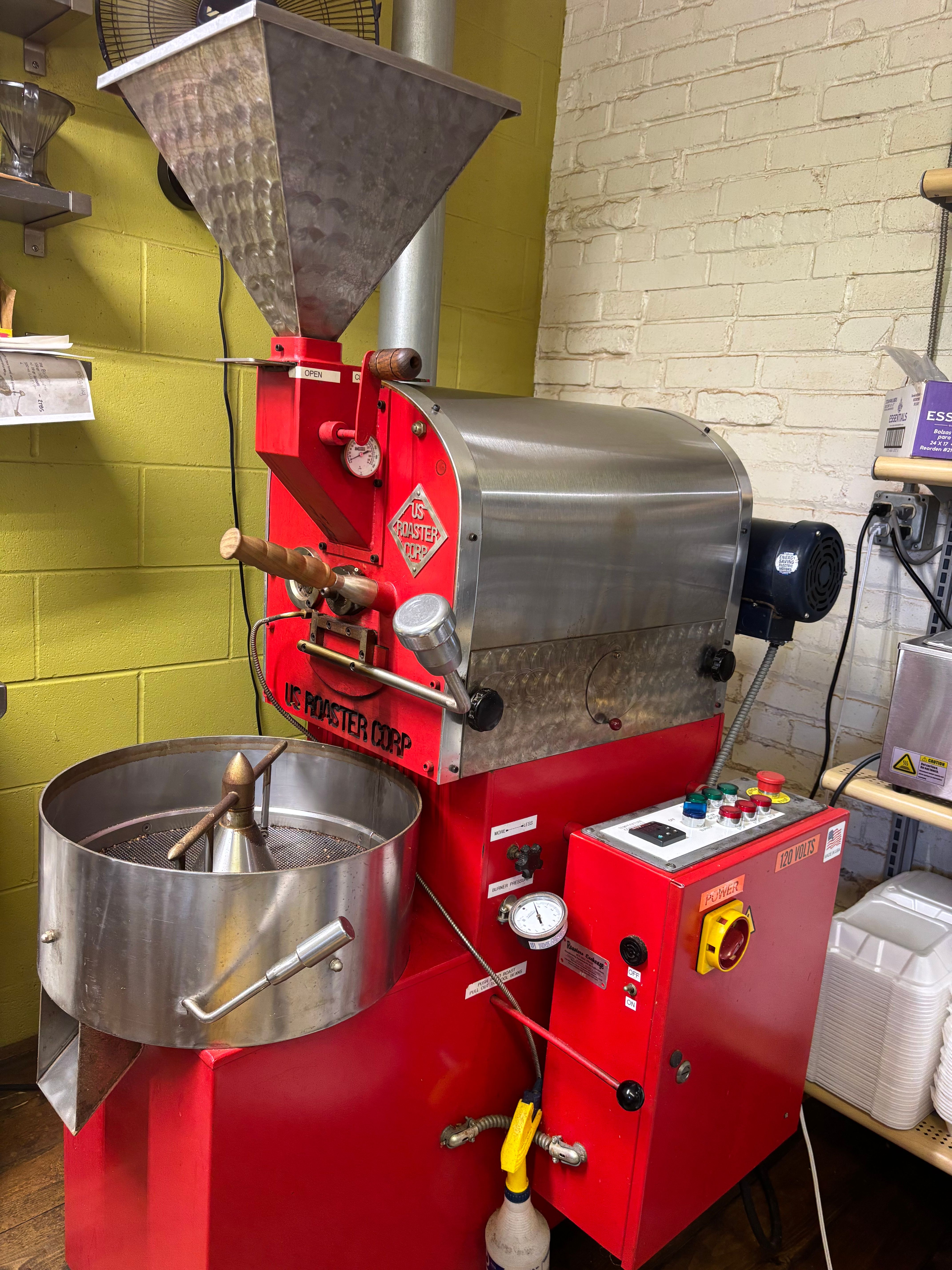 Our US Roaster Corp coffee roaster